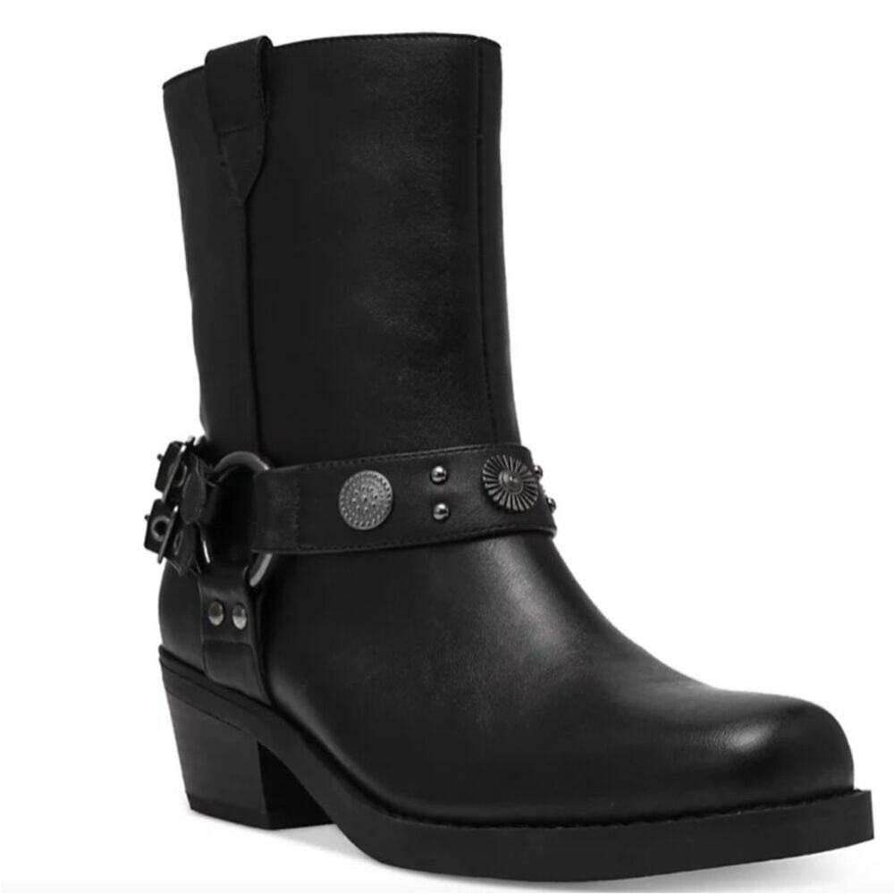 Wild Pair Sherri Harness Moto booties black - 7.5